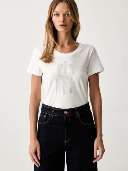 Fracomina tricou pentru femei bej