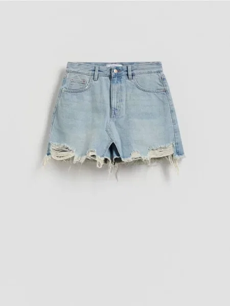 Reserved Джинсова спідниця-шорти синій