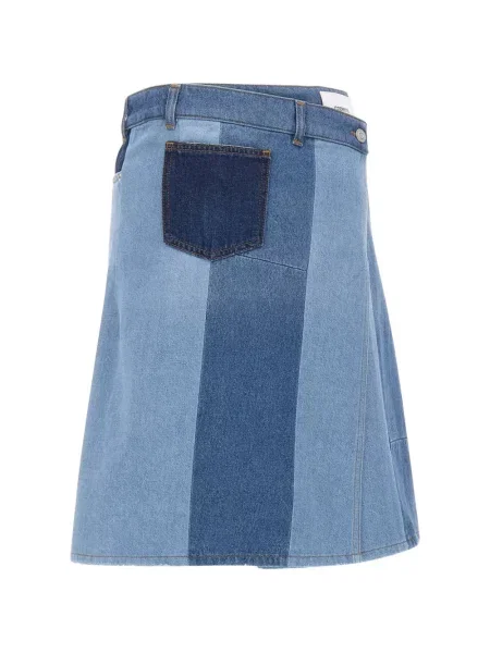 Fustă din denim Coperni albastru
