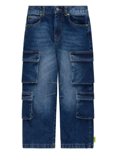 Jeansy straight leg dziecięce Barrow niebieskie