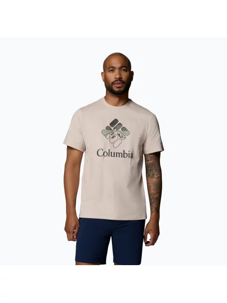 Tricou pentru bărbați Columbia CSC Seasonal Graphic dark stone/heavenly stacked gem