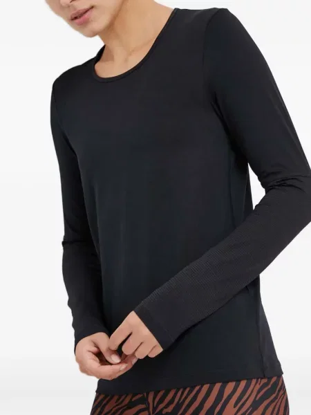 Lung tricou Casall plasă negru