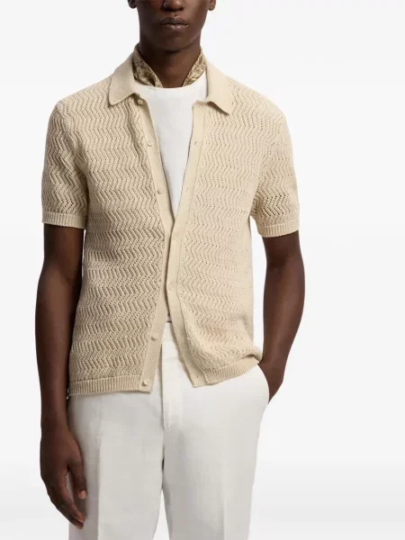 Cămașă Ralph Lauren Purple Label scurtă violet