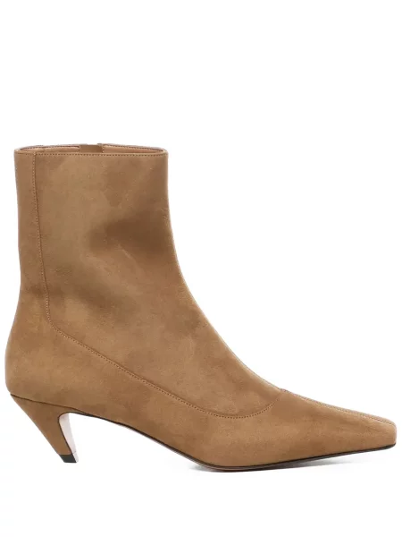 Cizme scurte Stella Mccartney maro