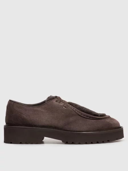 Замшевые дерби Doucal's коричневые
