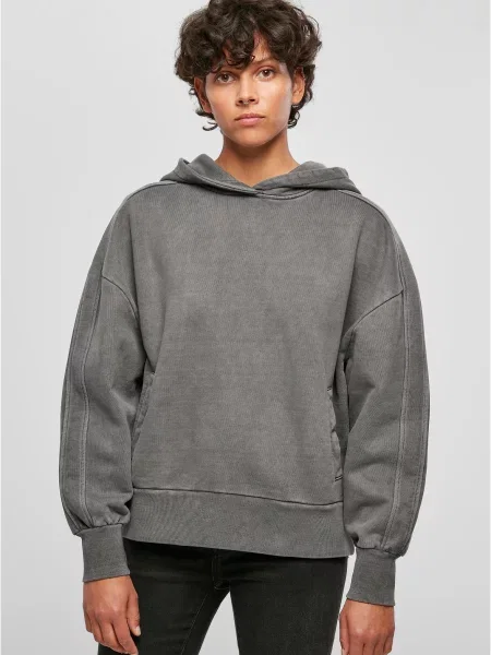 Frotir pulover Urban Classics siva