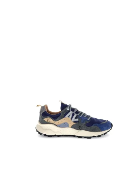 Sneakersy Flower Mountain w kwiatki niebieskie