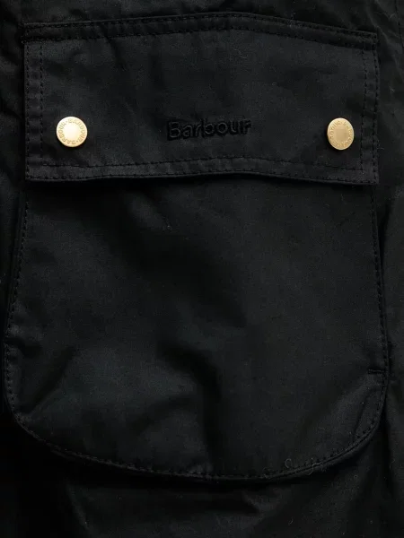 Длинная парка Barbour зеленая