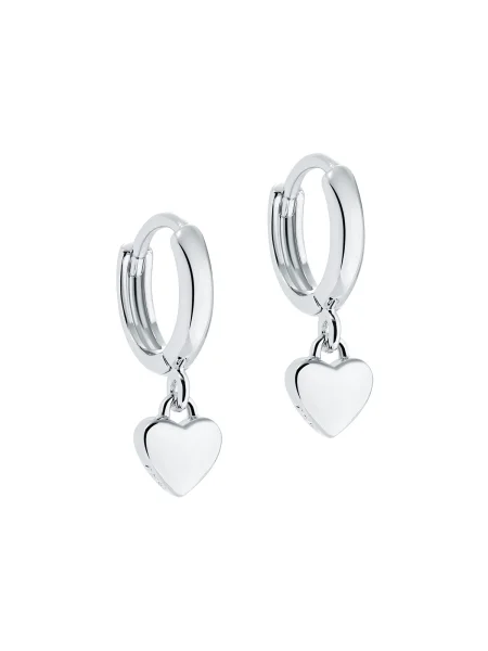 Ted Baker Cercei Tiny Heart Huggie' argintiu