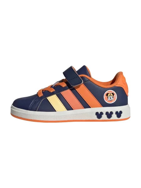 ADIDAS SPORTSWEAR Tenisky Adidas x Disney Grand Court Mickey námornícka / svetložltá / oranžová / koralová modrá