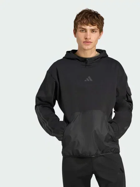 Худі adidas комбінований верх чорний