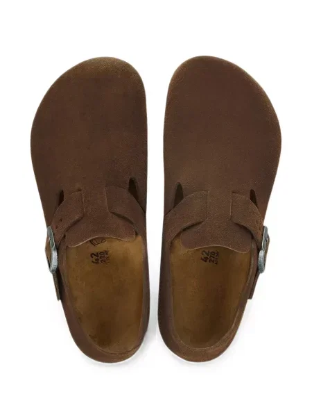 Szarvasbőr csatos sneaker Birkenstock barna