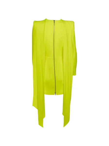 Rochie Alex Perry din crep galben