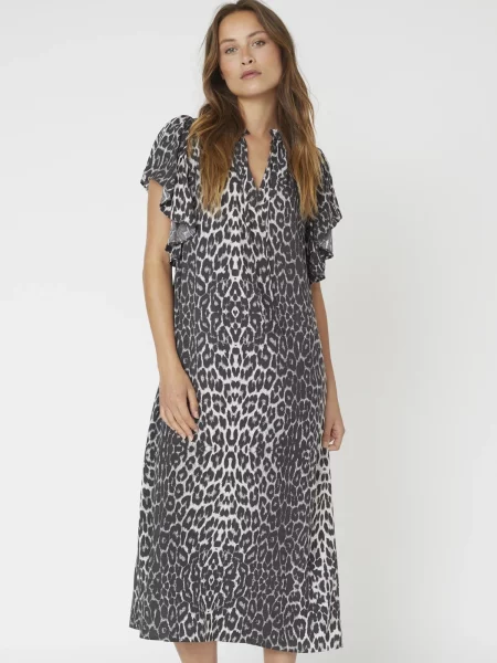 Co'couture Rochie gri negru
