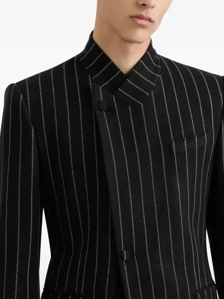 Geacă Dolce & Gabbana cu dungi negru