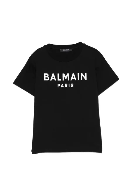 Koszulka dziecięca Balmain czarna