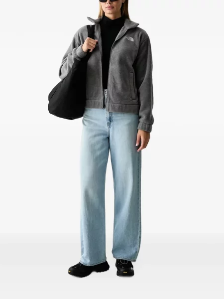 Флийс с яка яке The North Face сиво