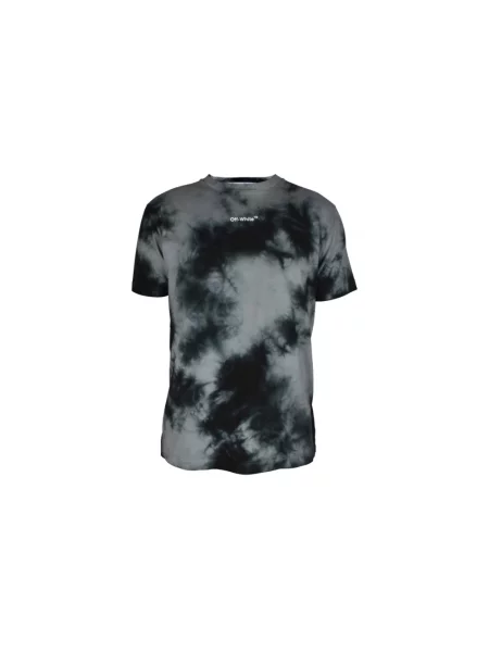 Tie dye koszulka Off-white wiązana biała