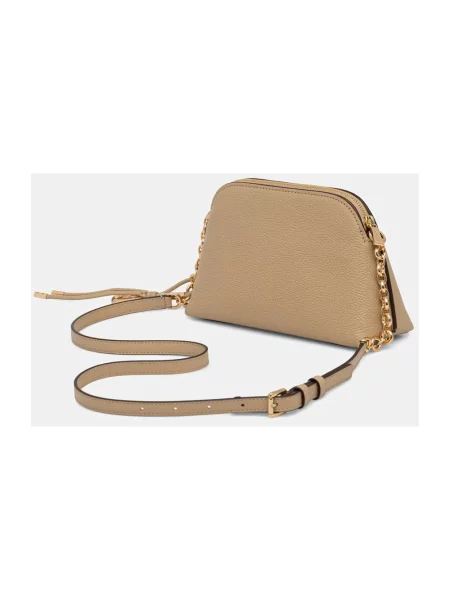 MICHAEL Michael Kors torebka crossbody skórzana Freddie brązowa