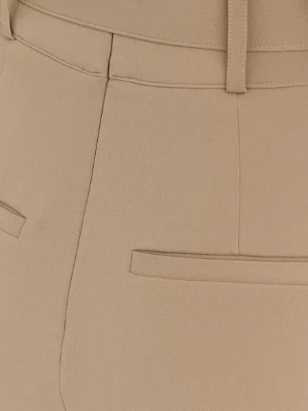 Custommade nadrág női magas derekú egyenes barna