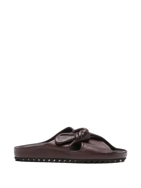 Papuci tip mules Officine Creative din piele maro