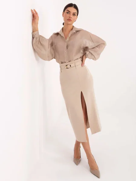 Spódnica Rue Paris beżowa