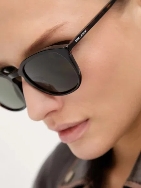 Солнцезащитные очки Saint Laurent оранжевые