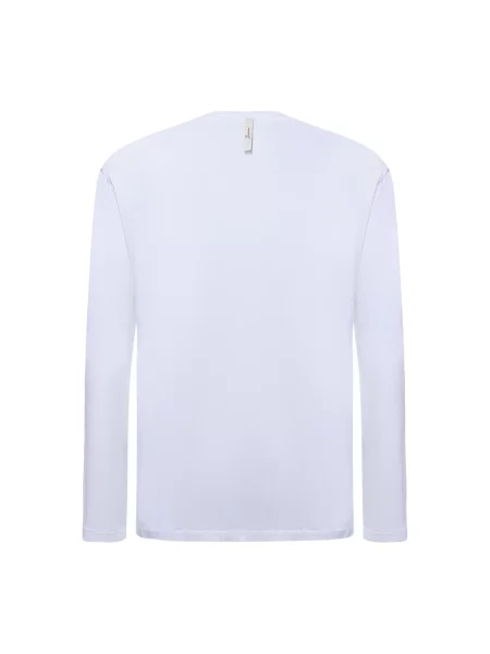 Długi top Jacquemus z długim rękawem biały