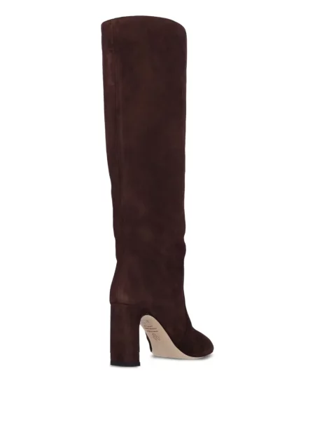 Botine Stuart Weitzman din piele de căprioară maro