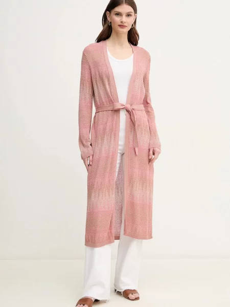 OUI cardigan femei light roz