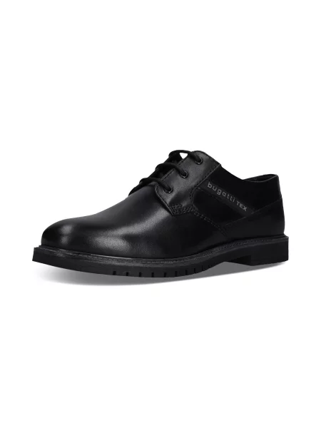 Bugatti Pantofi cu șireturi negru