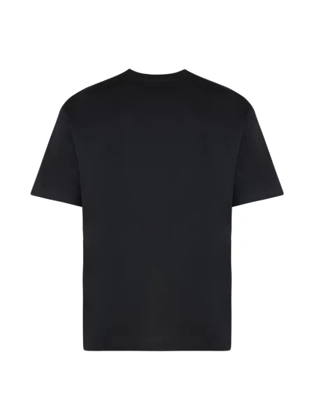 A.P.C. t-shirt t-shirt boxy micro logo GOTS gładki czarny