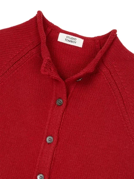 Scurt cardigan Tomboy roșu
