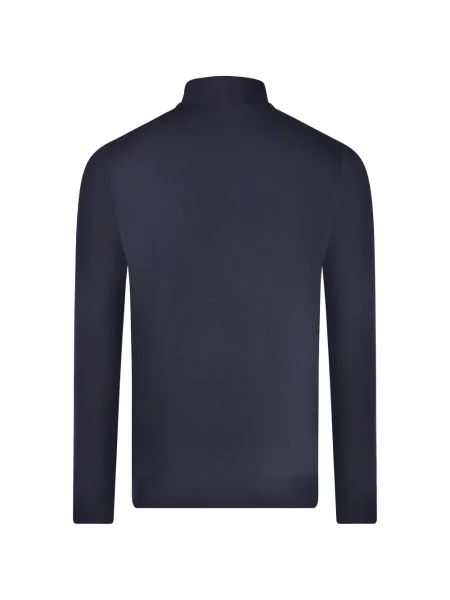 Lung tricou polo Gran Sasso albastru