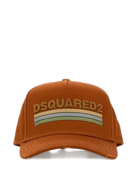 Șapcă Dsquared2 cu autograf portocaliu
