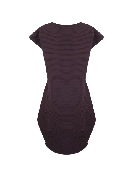 Μίντι φόρεμα Pleats Please Issey Miyake μωβ
