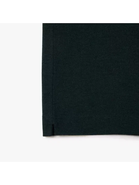 Lacoste Elegancka Koszula Polo Paris Z Elastycznej Bawełny zielona