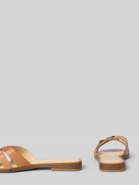 Mokasyny ze skóry naturalnej model Realla' Guess beżowe