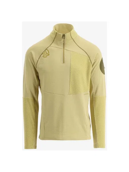 Polar Ternua Ragger Half Zip pastelowy S żółty