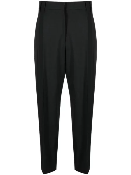 Cropp pantaloni Brunello Cucinelli de lână negru