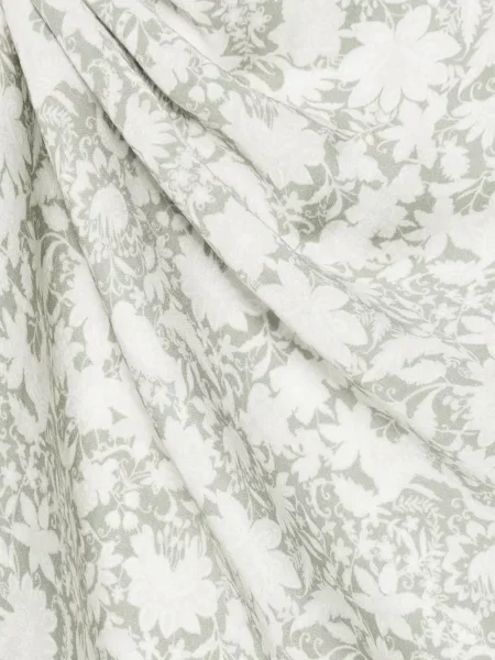 Fular Marc O'polo cu model floral cu imagine verde