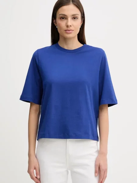 United Colors of Benetton majica za žene od pamuka plava
