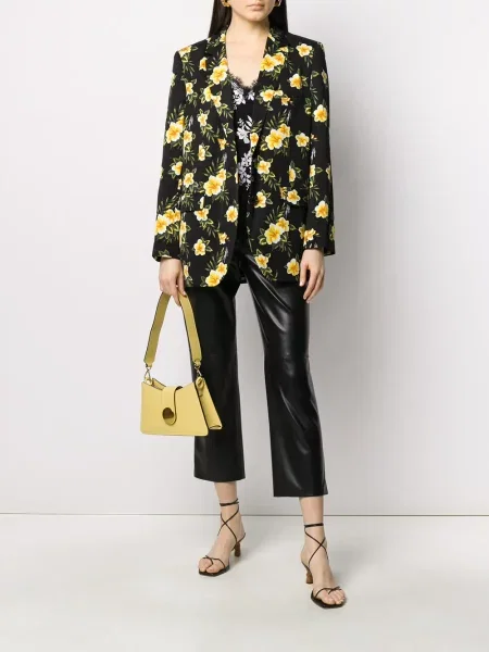 Gėlėtas švarkas Michael Michael Kors juoda