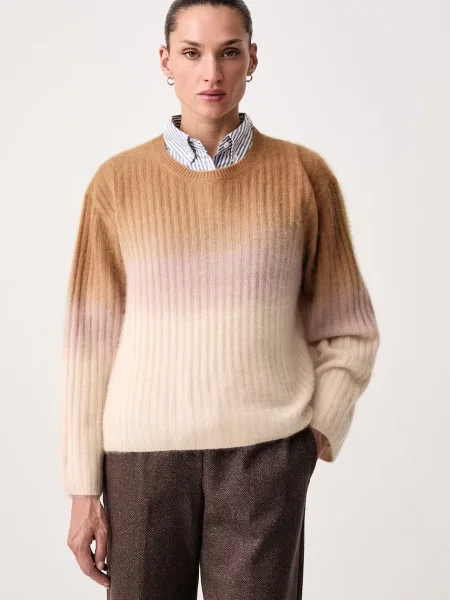 Rag & bone pulover pentru femei din lână Jane bej