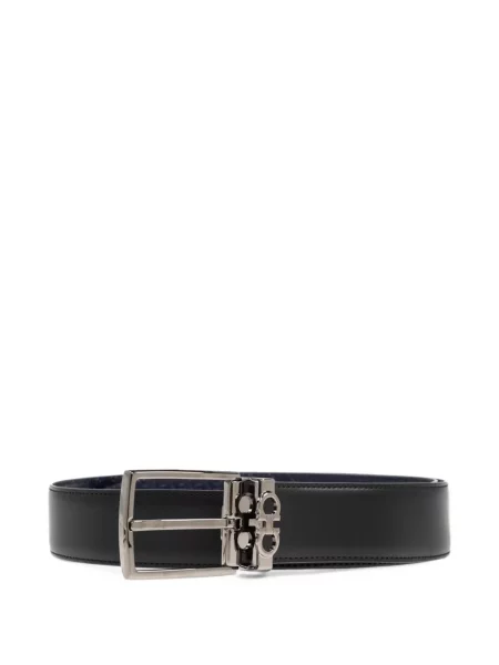 Cu centură reversibil curea Ferragamo negru