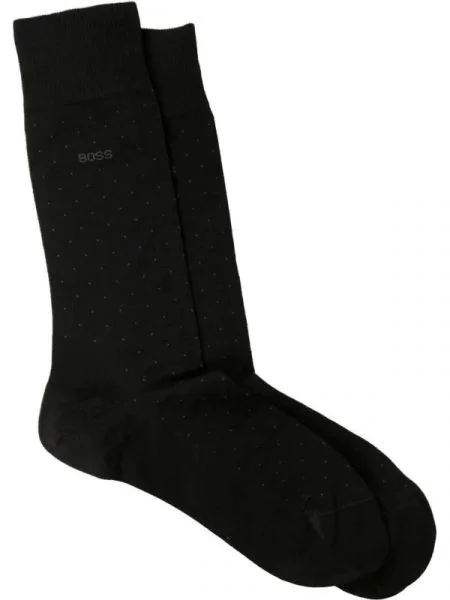 BOSS BLACK șosete george rs dots mc negru