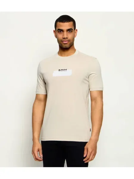 BOSS ORANGE Tricou Te_LogoTape bej