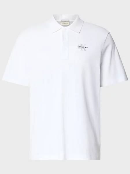 Повсякденне поло Calvin Klein Jeans біле