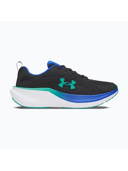 Încălțăminte de alergare pentru bărbați Under Armour Assert 11 black/team royal/geode green negru