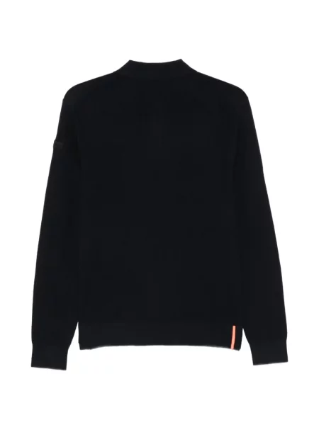 Gulerat lung tricou polo Rrd negru